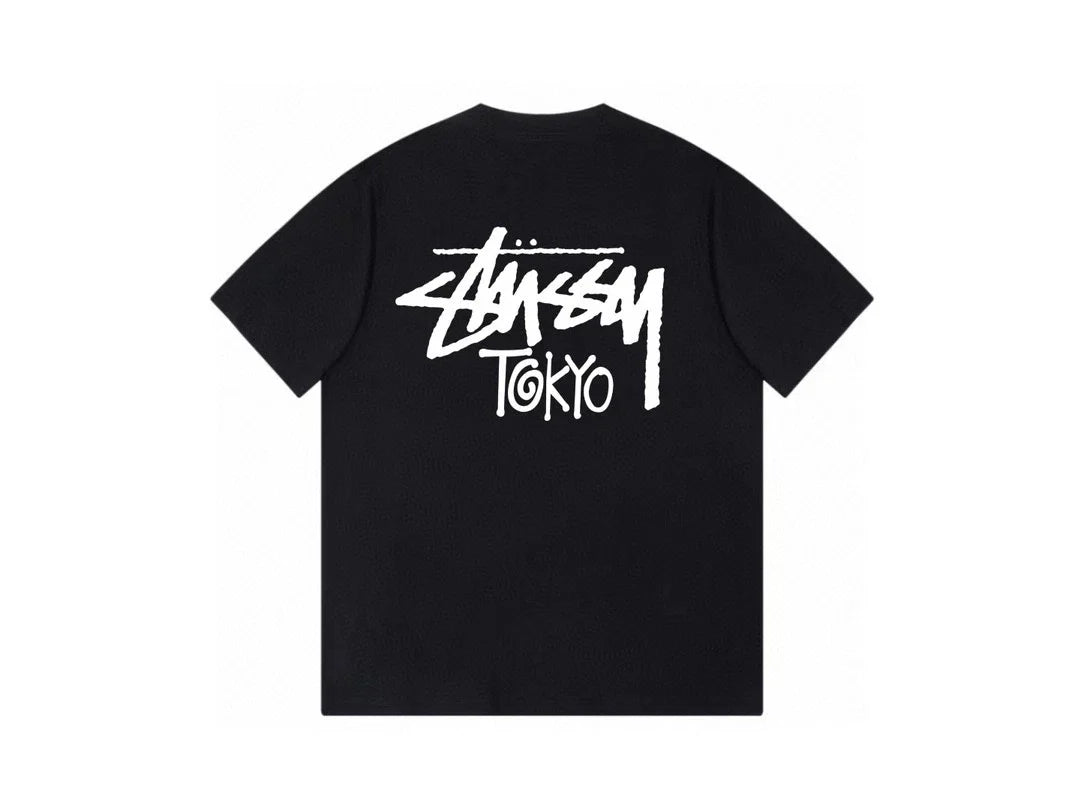 Tokyo city Stussy tee  Black / white  t shirt Unisex T-shirt, Sweatshirt, Hoodie, Long Sleeve Tee - T-Shirt, Sweatshirt, Hoodie