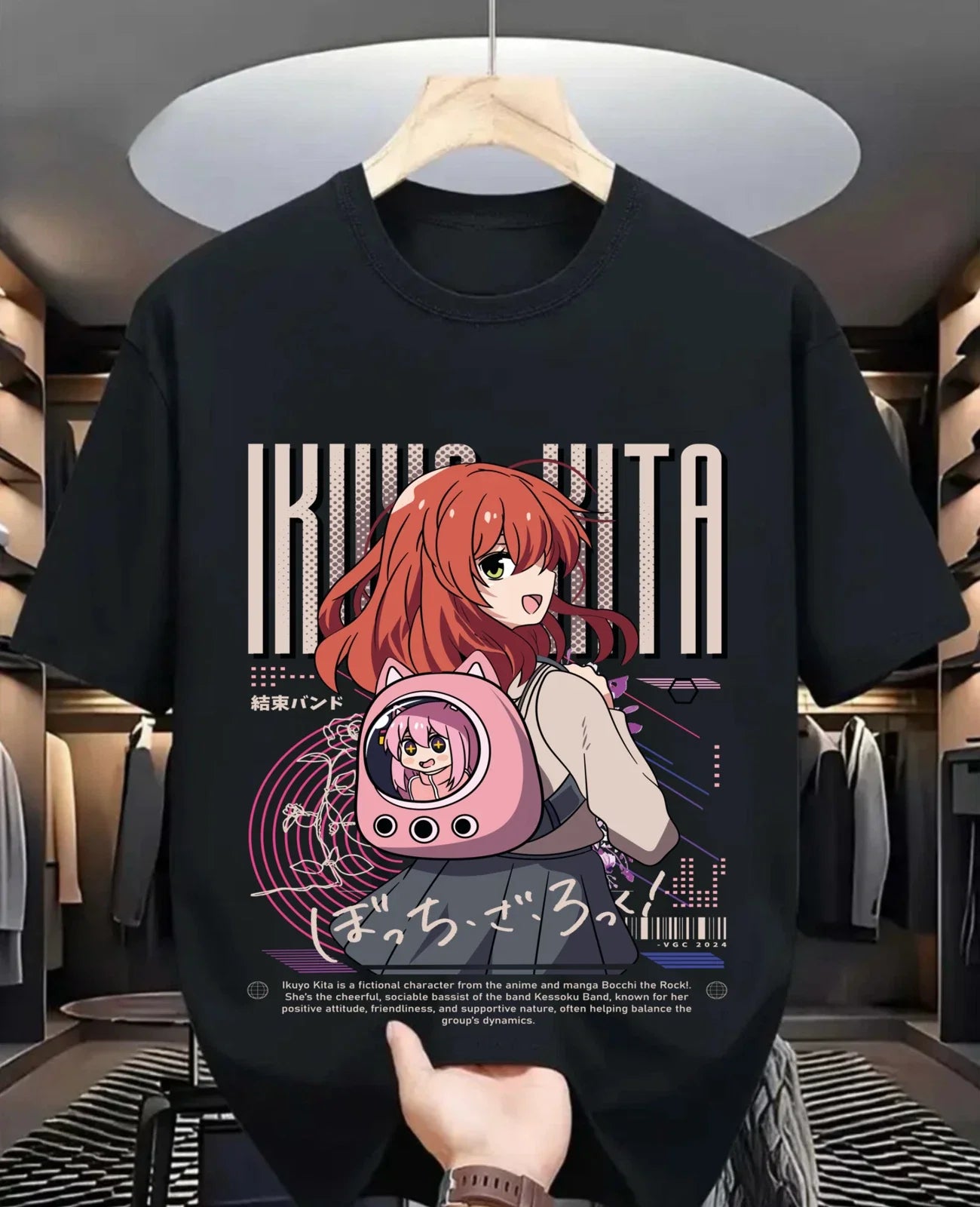 Hitori Gotou Bocchi the Rock T-shirt Kawaii Funny Yamada,Nijika Ijichi Shirt Unisex T-shirt, Sweatshirt, Hoodie, Long Sleeve Tee - T-Shirt, Sweatshirt, Hoodie
