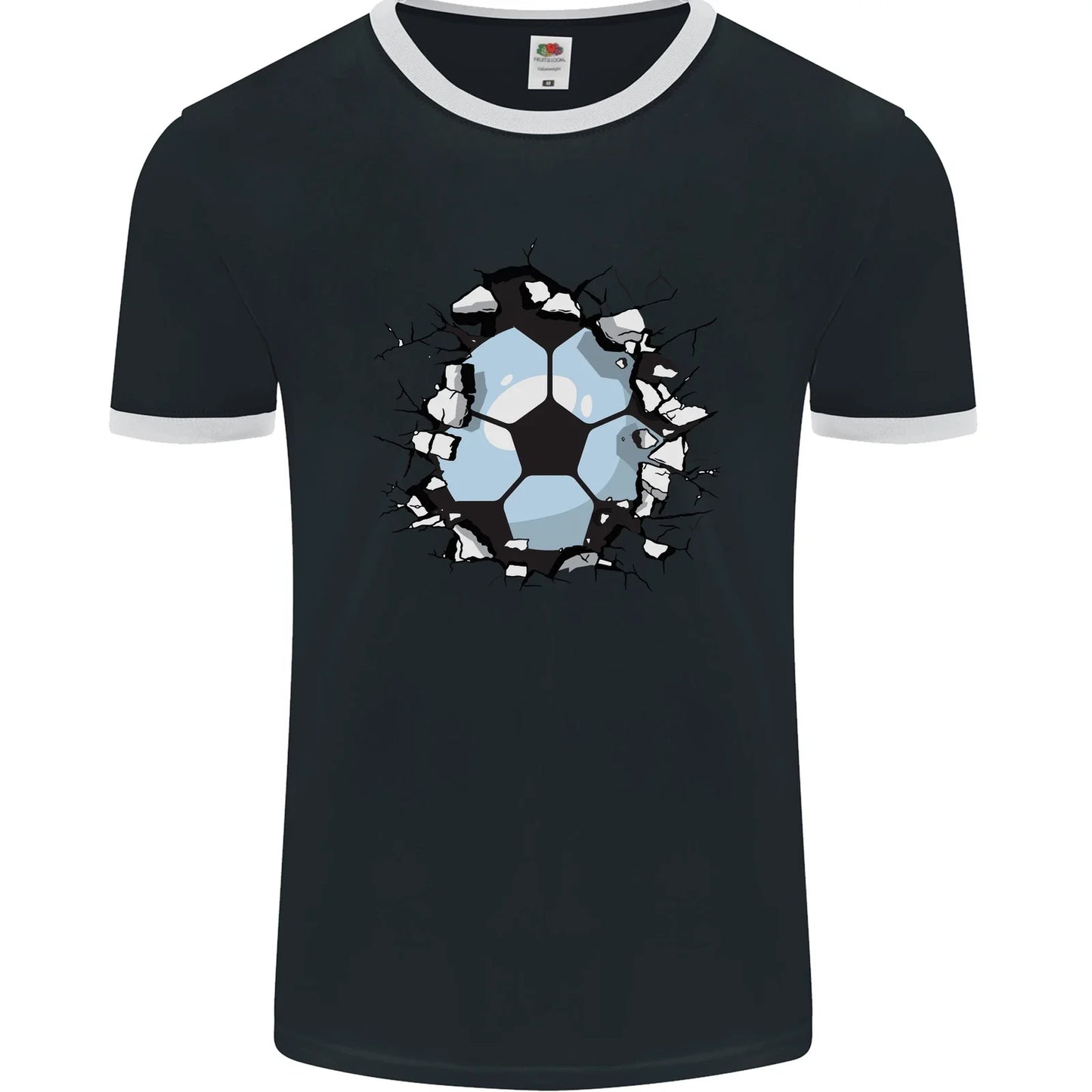 Football Smash Soccer Player Ball Mens Ringer T-Shirt FotL Unisex T-shirt, Sweatshirt, Hoodie, Long Sleeve Tee - T-Shirt, Sweatshirt, Hoodie