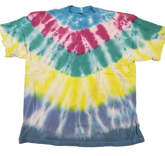 Alstyle Mens XXL Tie Dye T Shirt Bright 100 Percent Cotton Short Sleeve Unisex T-shirt, Sweatshirt, Hoodie, Long Sleeve Tee - T-Shirt, Sweatshirt, Hoodie