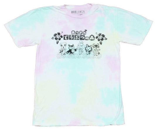 Animal Crossing  Adult New T-Shirt - Outline Characters Under Symbols Unisex T-shirt, Sweatshirt, Hoodie, Long Sleeve Tee - T-Shirt, Sweatshirt, Hoodie