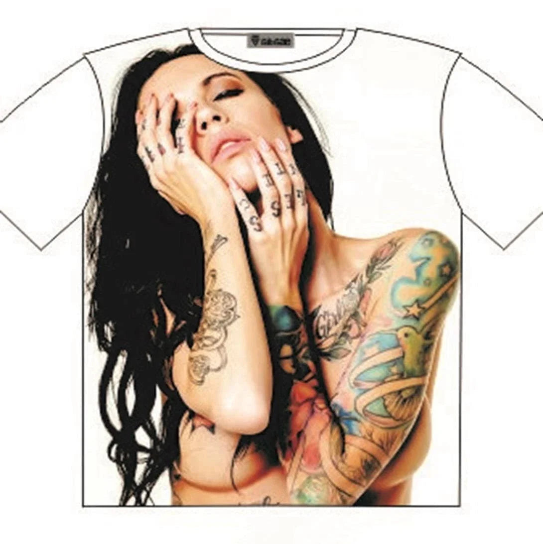T-Shirt Nude Tattoo Girl Street Fashion Mens Ladies Unisex T-shirt, Sweatshirt, Hoodie, Long Sleeve Tee - T-Shirt, Sweatshirt, Hoodie