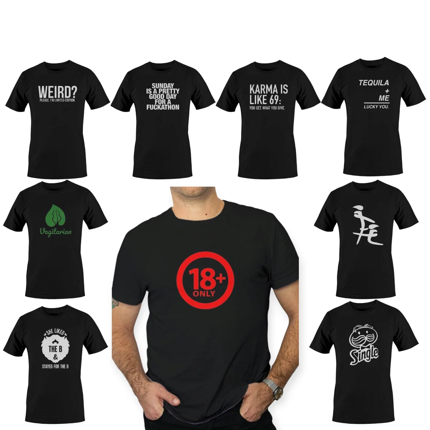 Black Mens Funny Tshirt Novelty Joke Shirt Tee Gift For Him Dad Birthday novelty Unisex T-shirt, Sweatshirt, Hoodie, Long Sleeve Tee - T-Shirt, Sweatshirt, Hoodie