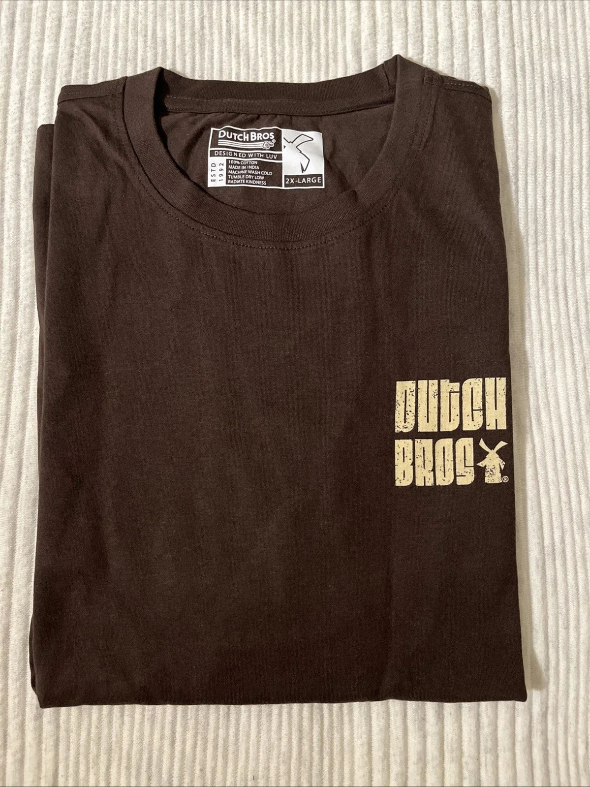 New Brown Dutch Bros 2-Xl T-Shirt Unisex T-shirt, Sweatshirt, Hoodie, Long Sleeve Tee - T-Shirt, Sweatshirt, Hoodie