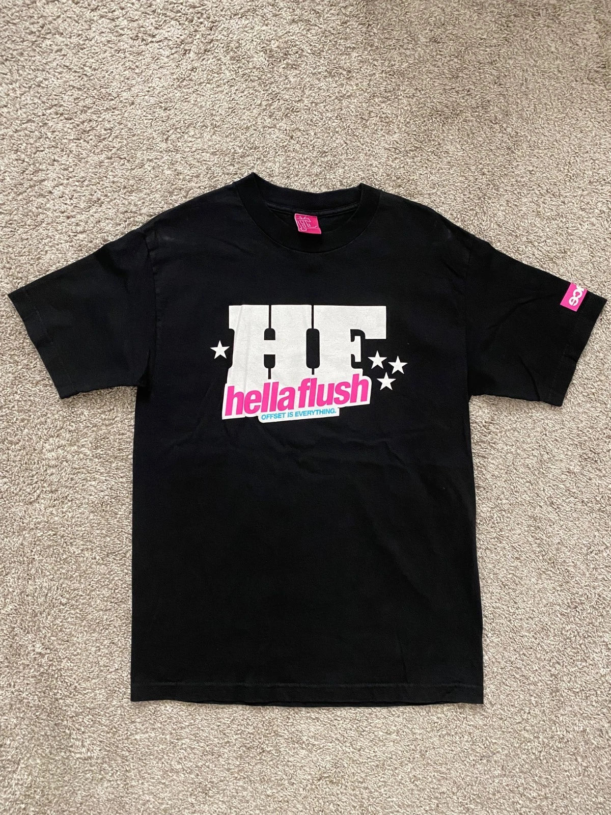 *RARE* Y2K illest Fatlace HELLAFLUSH Authentic Vintage Black T-Shirt M JDM Unisex T-shirt, Sweatshirt, Hoodie, Long Sleeve Tee - T-Shirt, Sweatshirt, Hoodie