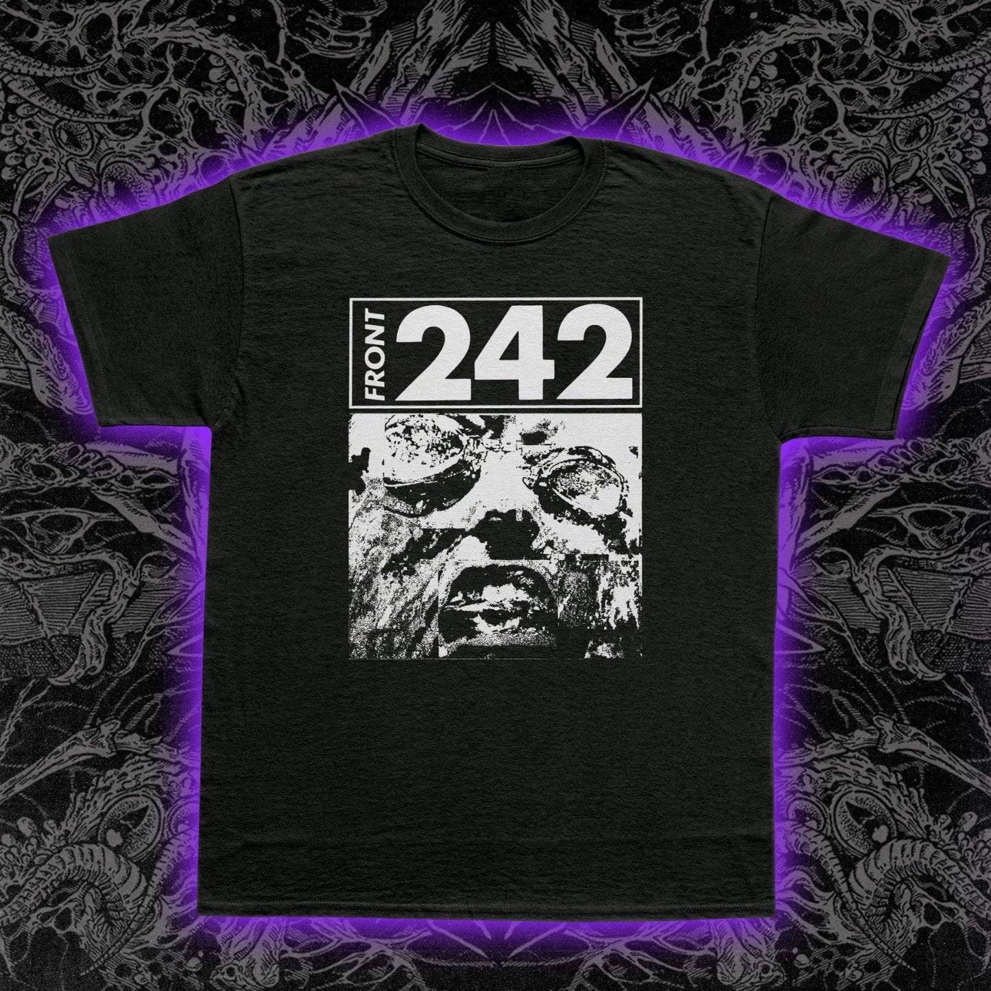 Front 242 T-Shirt EBM Industrial Electronic Body Music Belgian Band Tee S-5XL Unisex T-shirt, Sweatshirt, Hoodie, Long Sleeve Tee - T-Shirt, Sweatshirt, Hoodie