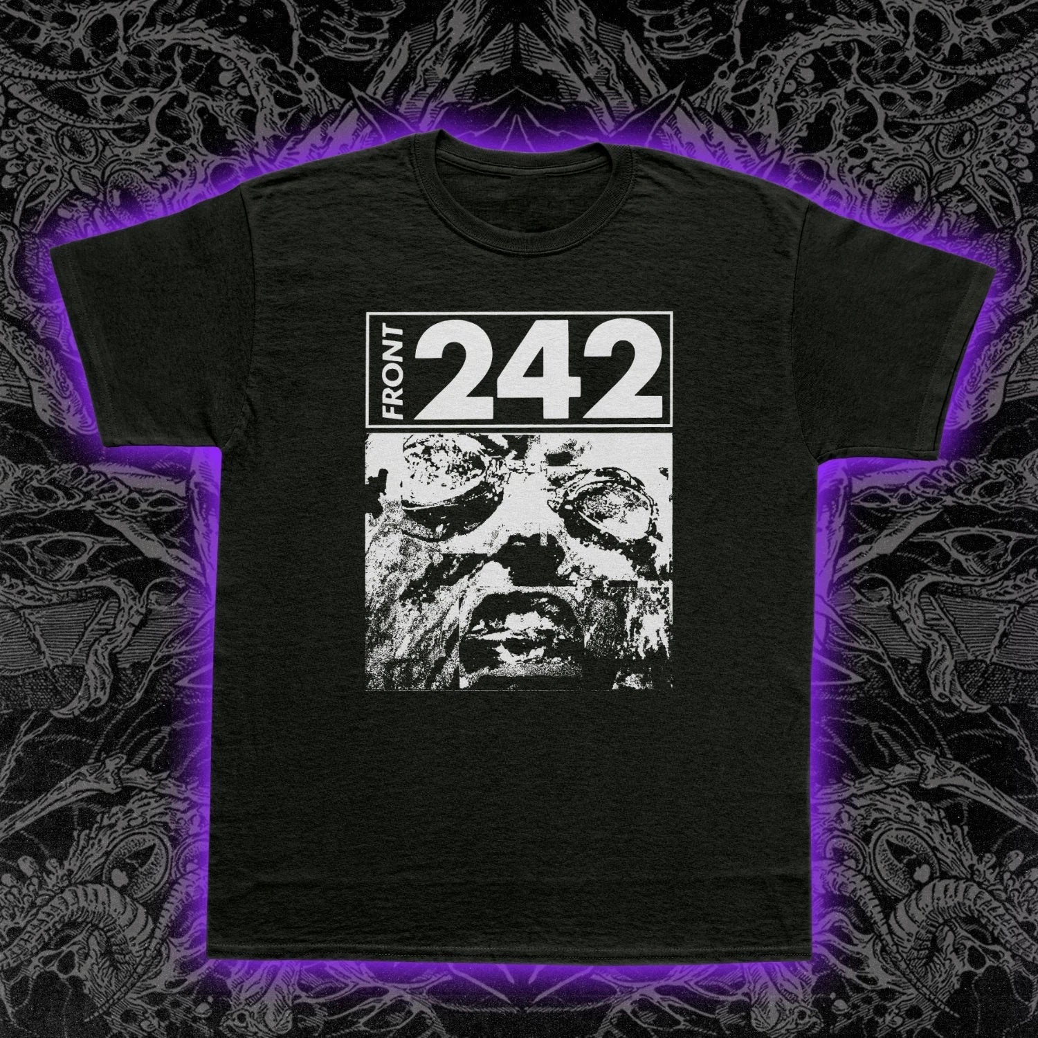 Front 242 T-Shirt EBM Industrial Electronic Body Music Belgian Band Tee S-5XL Unisex T-shirt, Sweatshirt, Hoodie, Long Sleeve Tee - T-Shirt, Sweatshirt, Hoodie