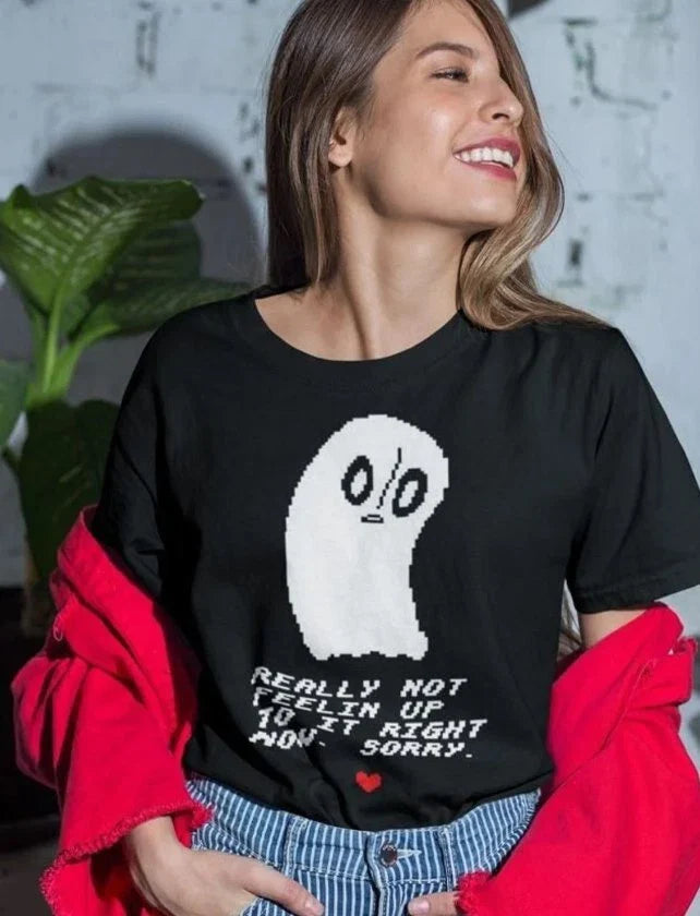 Unisex Undertale Gaming T-Shirt, Napstablook Indie Shirt Sans Papyrus Toriel Unisex T-shirt, Sweatshirt, Hoodie, Long Sleeve Tee - T-Shirt, Sweatshirt, Hoodie