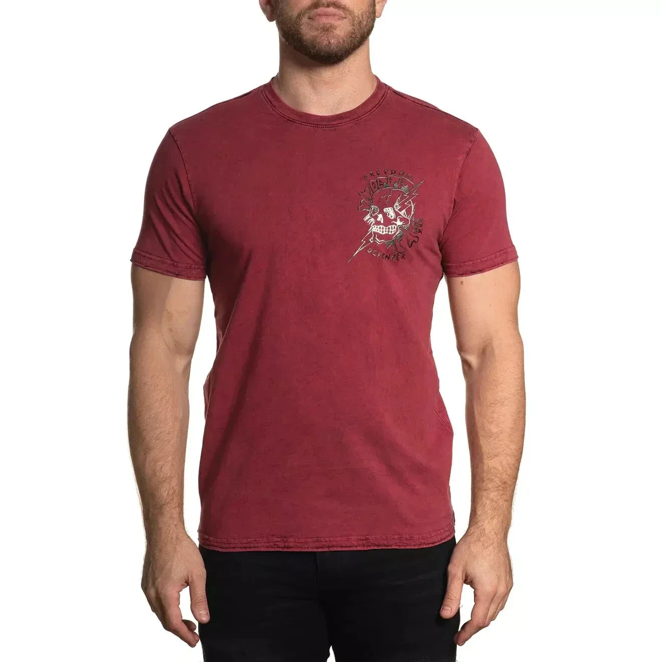 Affliction Clothing Premium Mens FD RECON Short Sleeve T- Shirt; Size: Medium Unisex T-shirt, Sweatshirt, Hoodie, Long Sleeve Tee - T-Shirt, Sweatshirt, Hoodie