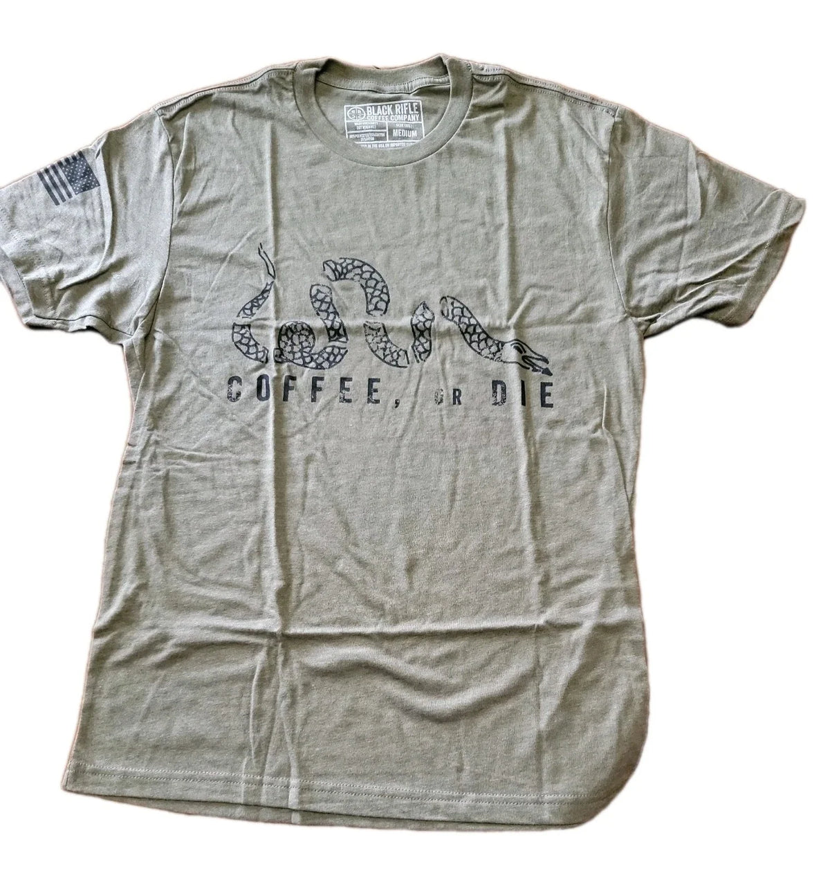Black Rifle Coffee Company BRCC or Die Mens Medium - Adult & Kids T-Shirts, Sweatshirts & Hoodies apparel design preview 1