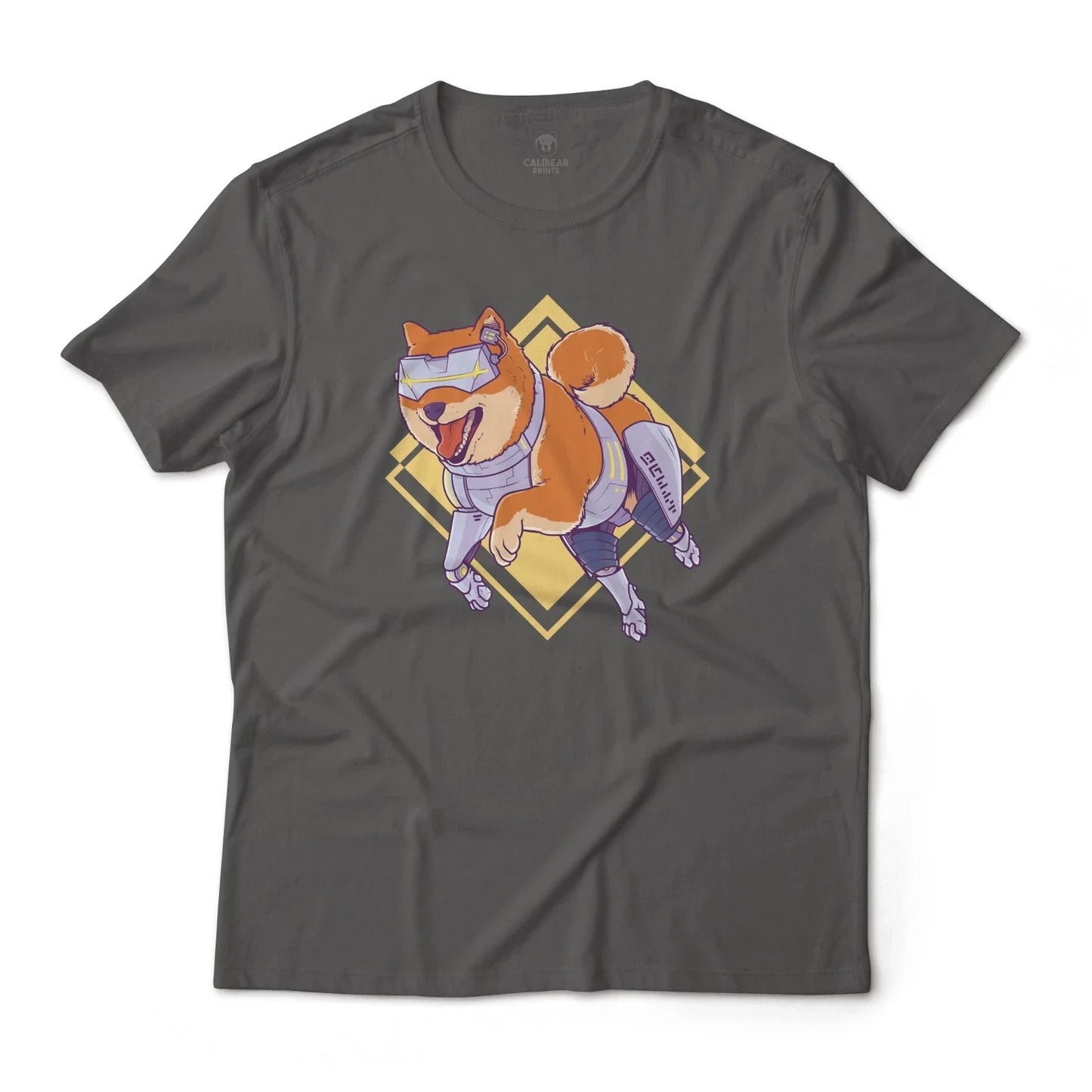 Cyberpunk Shiba Inu Dog, Doge Art Graphic T-Shirt Unisex Lightweight Cotton Unisex T-shirt, Sweatshirt, Hoodie, Long Sleeve Tee - T-Shirt, Sweatshirt, Hoodie