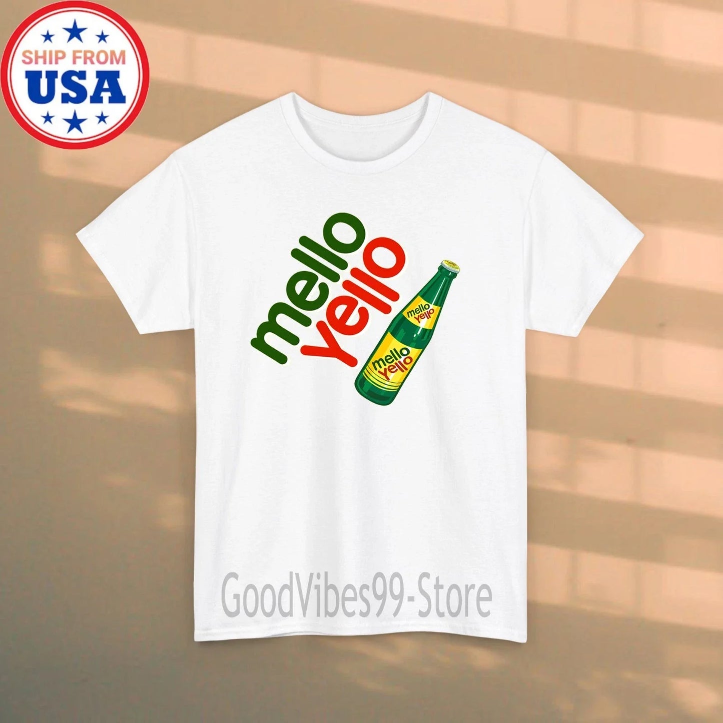 Mello Yello Men's White Size S-5XL Unisex T-shirt, Sweatshirt, Hoodie, Long Sleeve Tee - T-Shirt, Sweatshirt, Hoodie