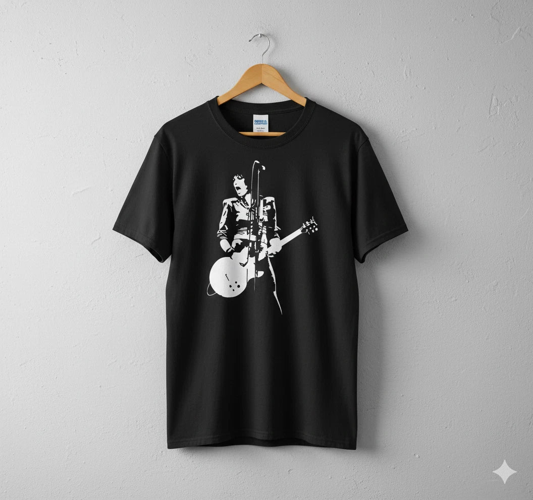 Joan Jett Black Guitar Silhouette Punk Rock Vintage Style T-Shirt - T145 Unisex T-shirt, Sweatshirt, Hoodie, Long Sleeve Tee - T-Shirt, Sweatshirt, Hoodie