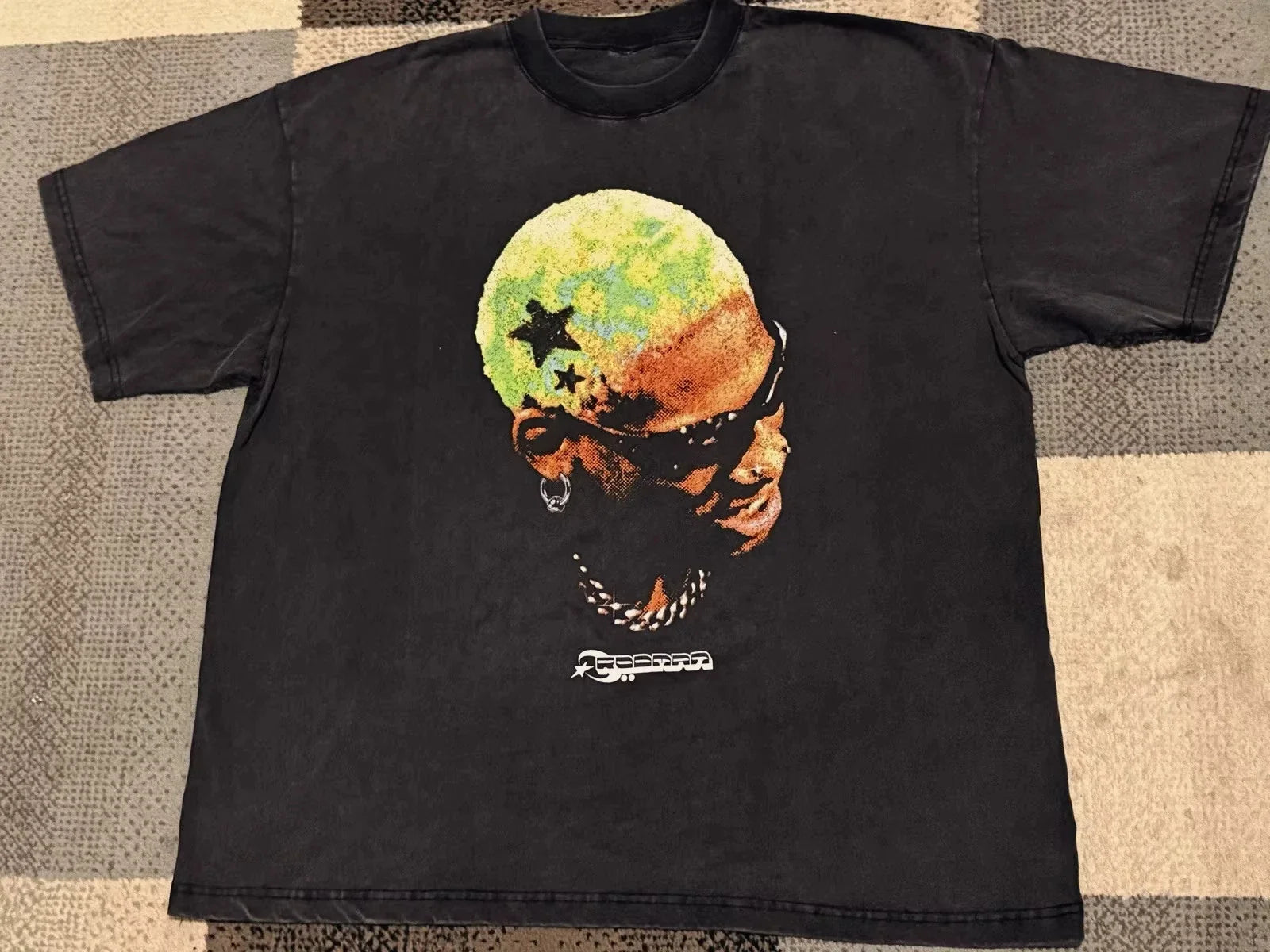 Dennis Rodman Face Graphic T Shirt Mens Y2K Vintage Style Streetwear Tee S-3XL Unisex T-shirt, Sweatshirt, Hoodie, Long Sleeve Tee - T-Shirt, Sweatshirt, Hoodie