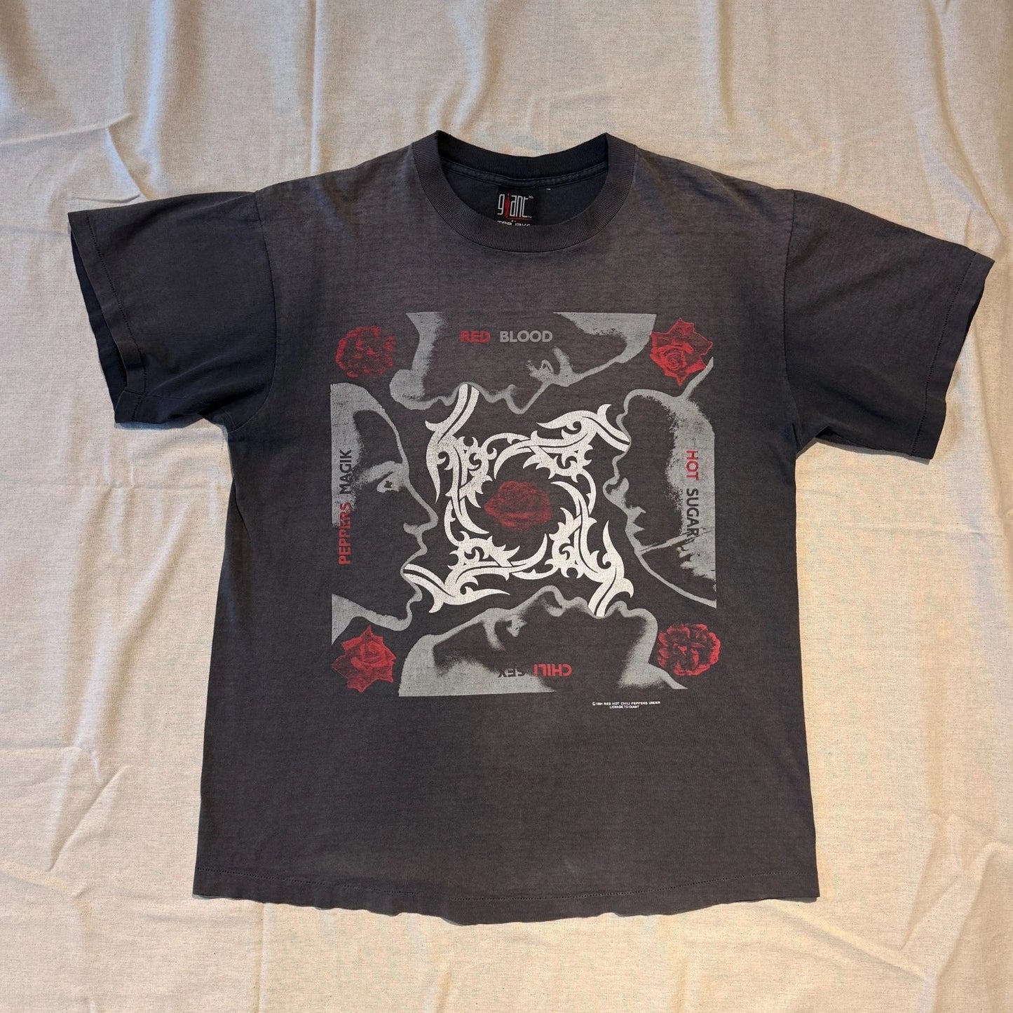 Vintage Faded 1991 Red Hot Chili Peppers RHCP Blood Sugar Sex Magik T-Shirt XL Unisex T-shirt, Sweatshirt, Hoodie, Long Sleeve Tee - T-Shirt, Sweatshirt, Hoodie
