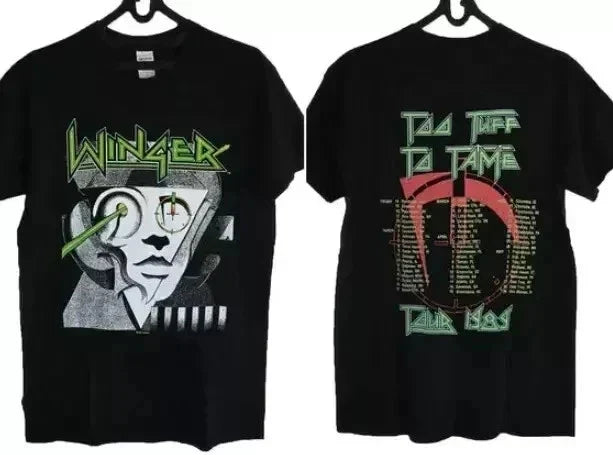 Metal Band Tee Winger 1989 Tour Merch T Shirt Unisex T-shirt, Sweatshirt, Hoodie, Long Sleeve Tee - T-Shirt, Sweatshirt, Hoodie