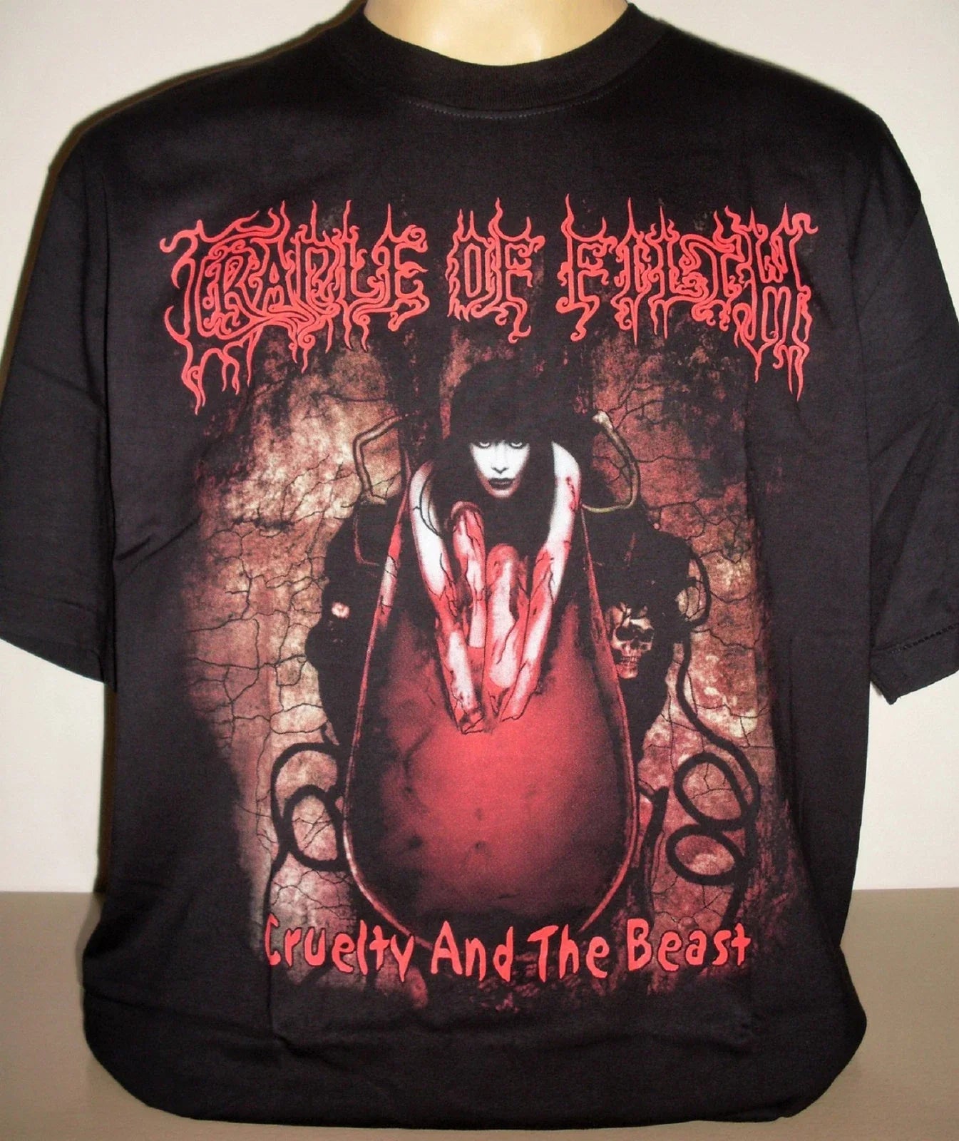 Cradle Of Filth Cruelty And The Beast T-Shirt Size S M L XL 2XL 3XL Gothic Metal Unisex T-shirt, Sweatshirt, Hoodie, Long Sleeve Tee - T-Shirt, Sweatshirt, Hoodie