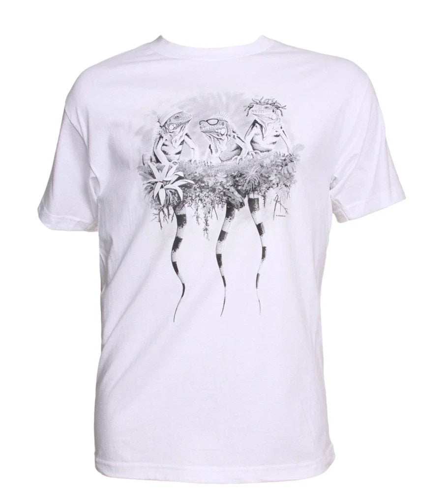 Mens Color Changing Cool Lizards Raggae Iguanas Solar T-Shirt Unisex T-shirt, Sweatshirt, Hoodie, Long Sleeve Tee - T-Shirt, Sweatshirt, Hoodie