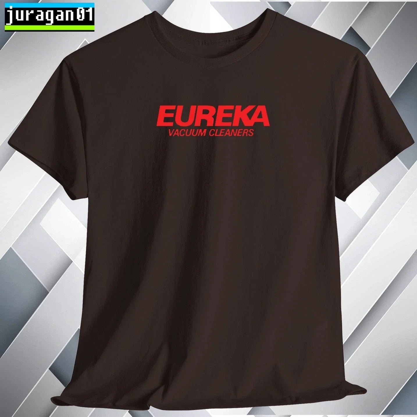Eureka Vacuum T-Shirt Logo Black/Gray/Blue/Red/White/Orange S to 5XL Made in USA Unisex T-shirt, Sweatshirt, Hoodie, Long Sleeve Tee - T-Shirt, Sweatshirt, Hoodie