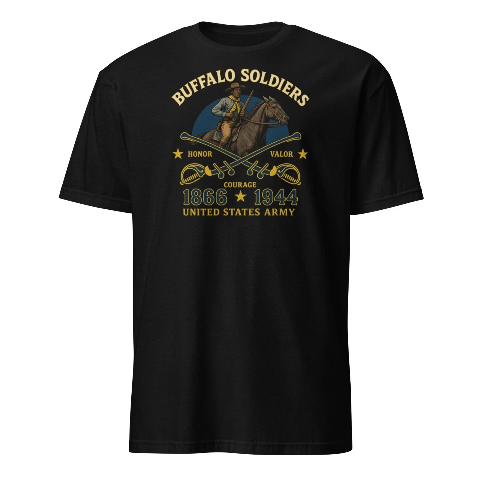 Buffalo Soldiers Shirt - Black History Shirt & African Heritage Shirt Unisex T-shirt, Sweatshirt, Hoodie, Long Sleeve Tee - T-Shirt, Sweatshirt, Hoodie