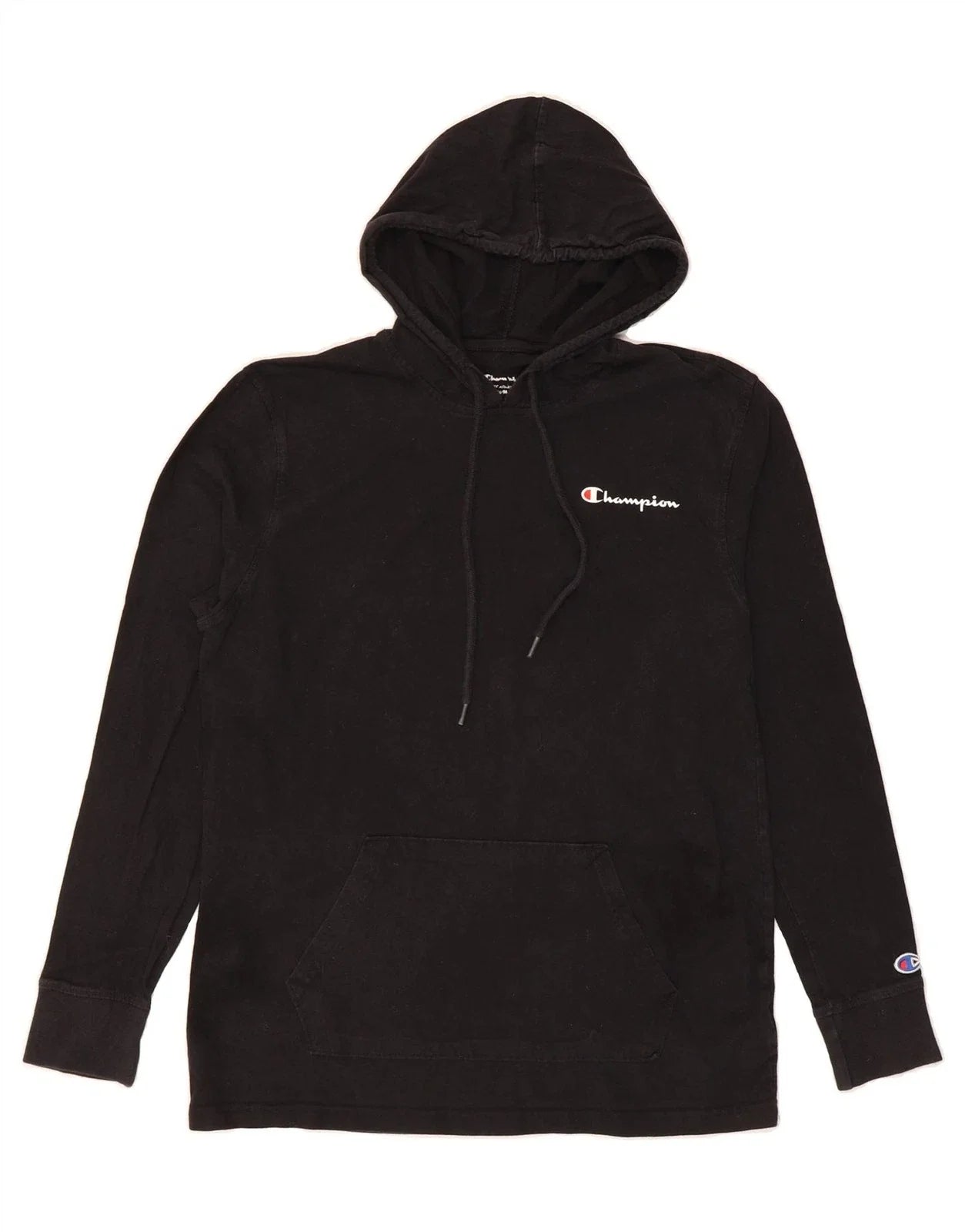 CHAMPION Mens Hooded Top Long Sleeve Medium Black Cotton DG02 Unisex T-shirt, Sweatshirt, Hoodie, Long Sleeve Tee - T-Shirt, Sweatshirt, Hoodie