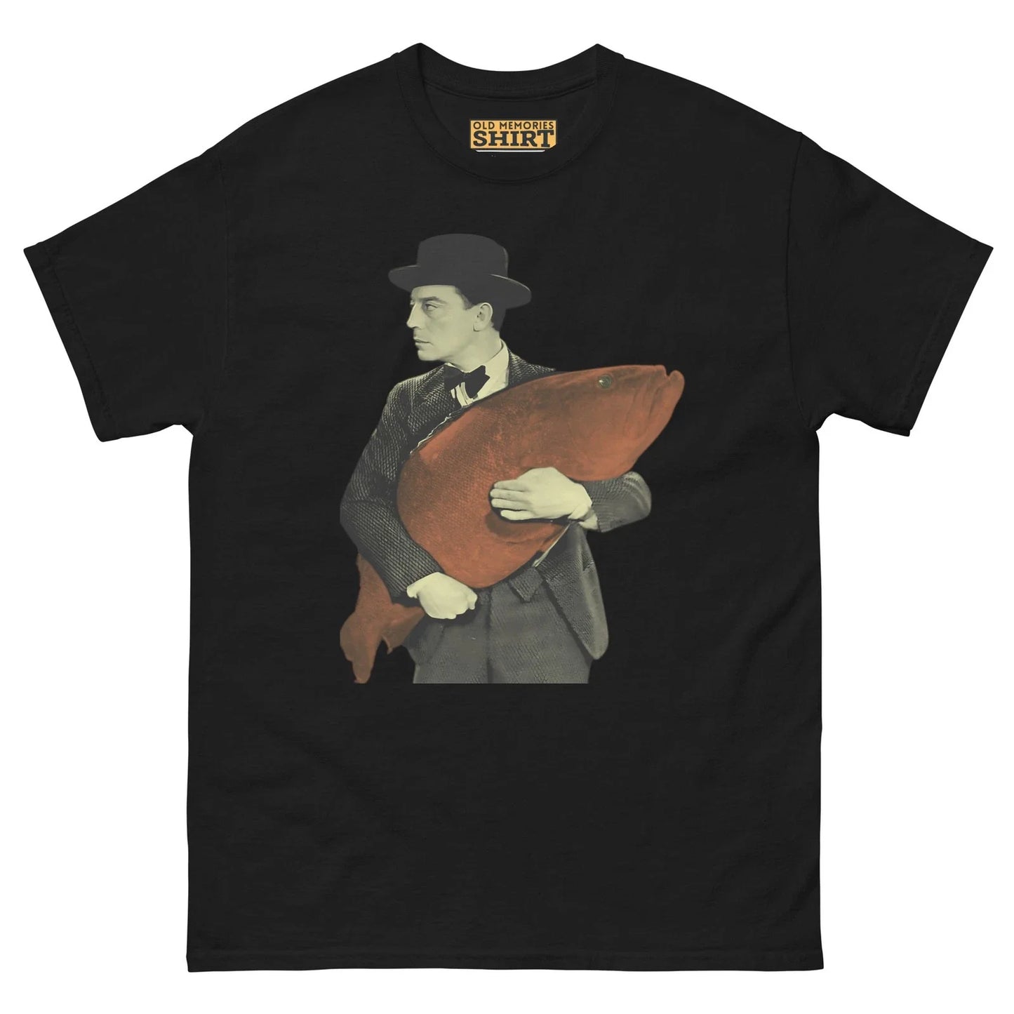 Buster Keaton T-Shirt | Retro Comedy Graphic Tee Unisex T-shirt, Sweatshirt, Hoodie, Long Sleeve Tee - T-Shirt, Sweatshirt, Hoodie