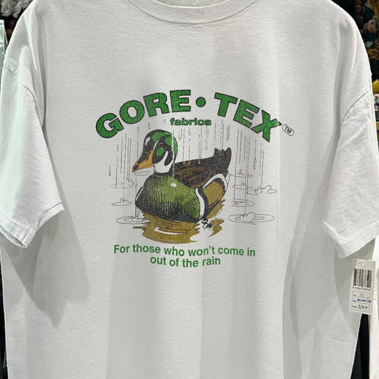 90s Gore-Tex Fabrics Aged T-Shirt White M Unisex T-shirt, Sweatshirt, Hoodie, Long Sleeve Tee - T-Shirt, Sweatshirt, Hoodie
