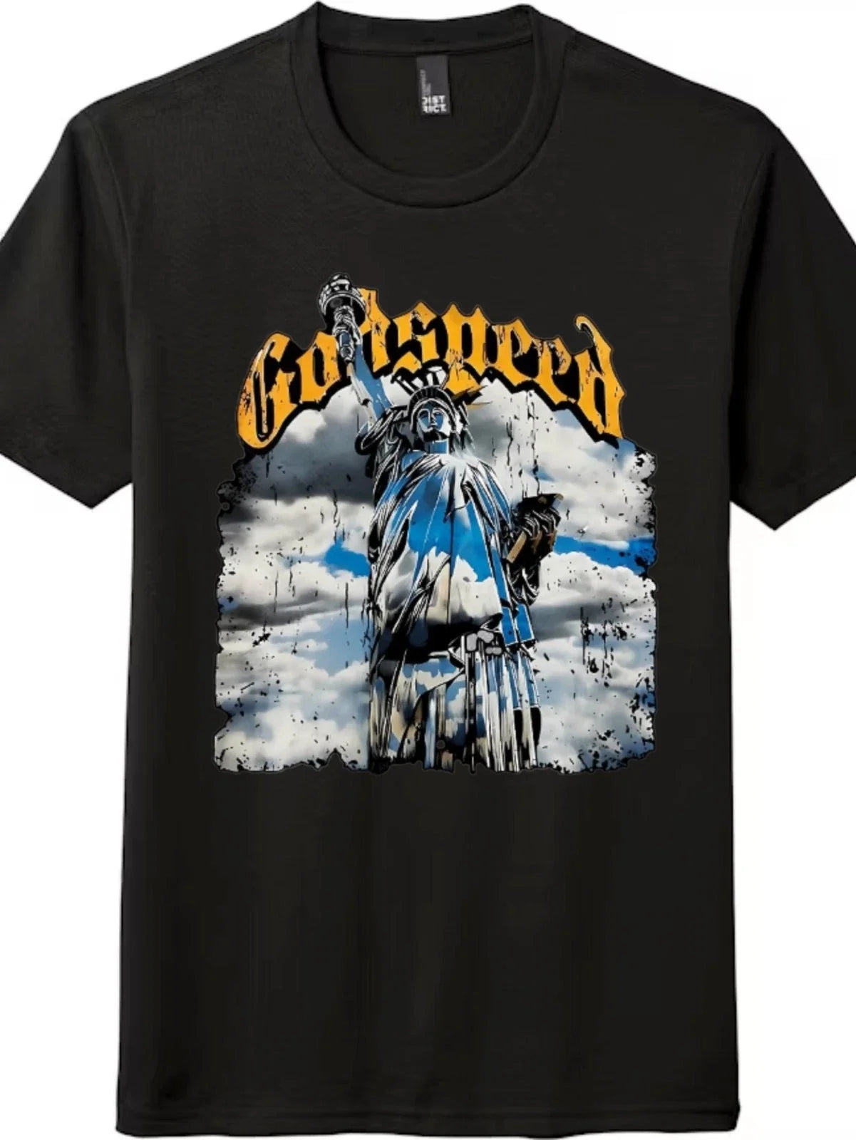 Godspeed Statue of Liberty Graphic T-Shirt, Streetwear Urban Tee Unisex T-shirt, Sweatshirt, Hoodie, Long Sleeve Tee - T-Shirt, Sweatshirt, Hoodie