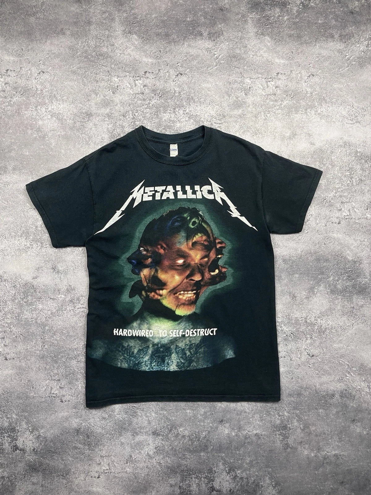 Vintage Metallica Hardwired To Self Destruct T-Shirt Band Tee Graphic Print Sz M Unisex T-shirt, Sweatshirt, Hoodie, Long Sleeve Tee - T-Shirt, Sweatshirt, Hoodie