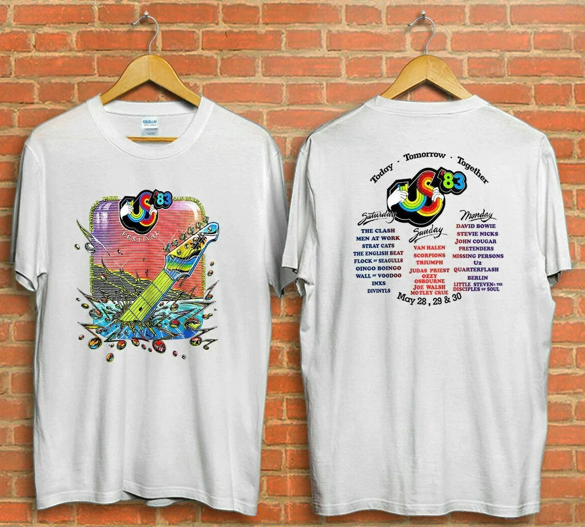 VINTAGE 1983 US FESTIVAL T-SHIRT NEW Unisex T-shirt, Sweatshirt, Hoodie, Long Sleeve Tee - T-Shirt, Sweatshirt, Hoodie