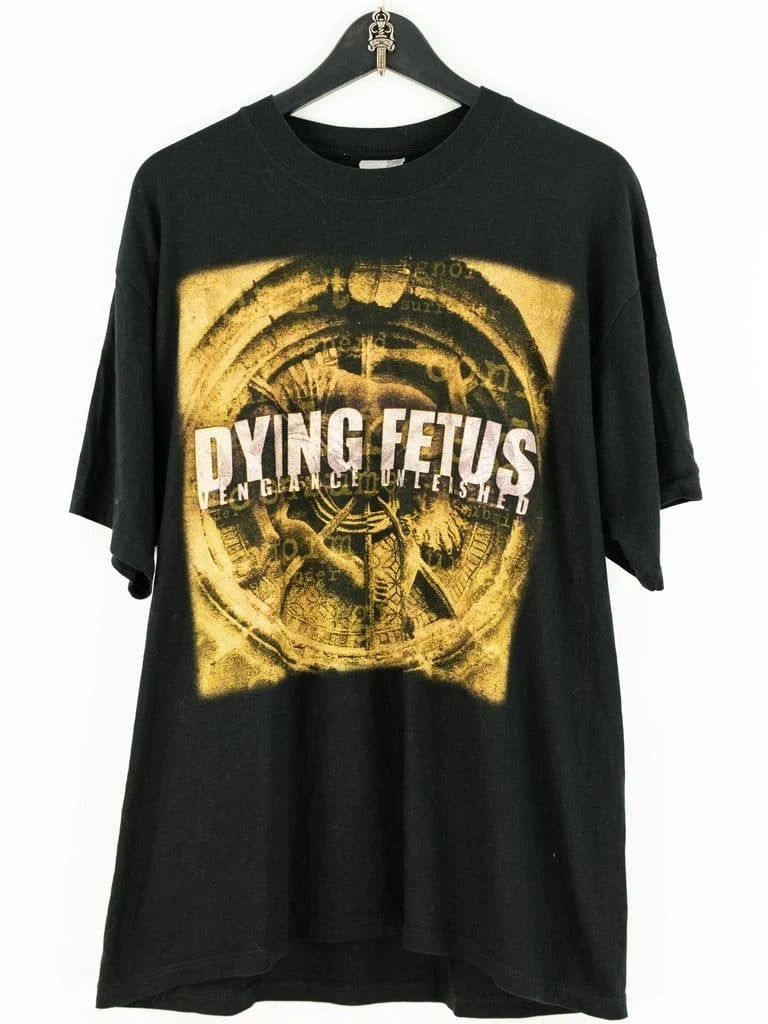 2002 DYING FETUS - VENGEANCE UNLEASHED Vintage T-shirt Reprint Unisex T-shirt, Sweatshirt, Hoodie, Long Sleeve Tee - T-Shirt, Sweatshirt, Hoodie