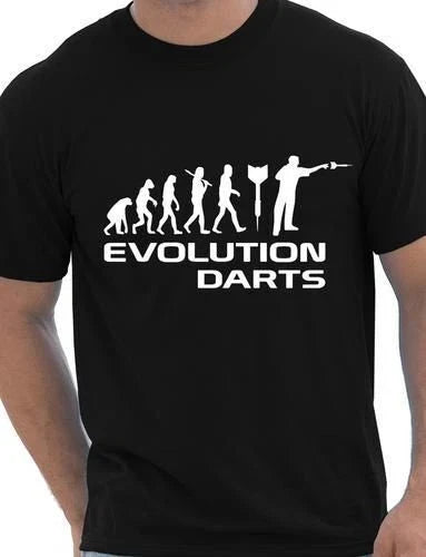 Evolution Of Darts Dart Player Funny Mens T-Shirt Gift Size S-XXL Unisex T-shirt, Sweatshirt, Hoodie, Long Sleeve Tee - T-Shirt, Sweatshirt, Hoodie