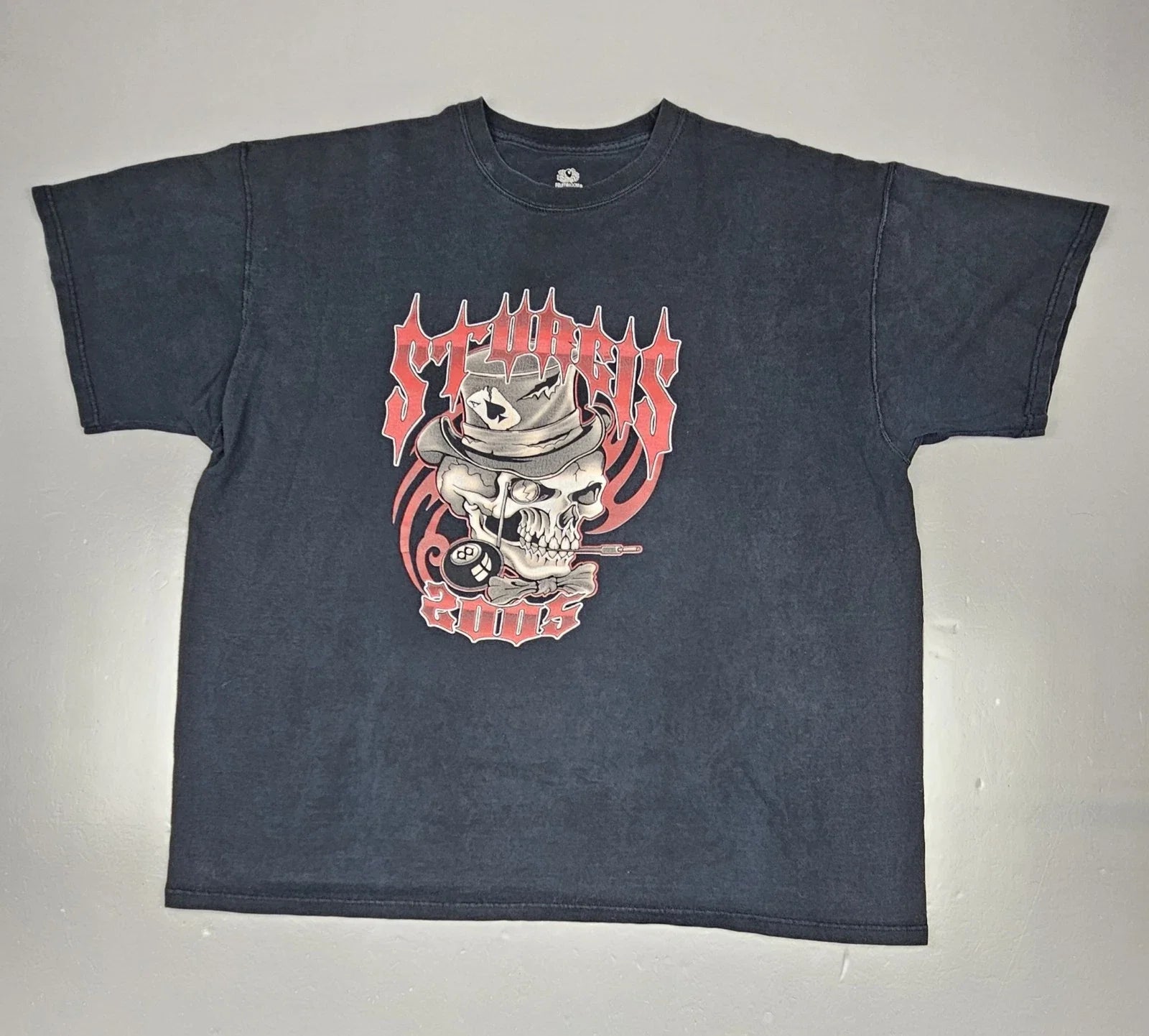 Sturgis Bike Week T-Shirt Mens 2XL. Vintage 2005 Skulls Eightball Motorcycle Unisex T-shirt, Sweatshirt, Hoodie, Long Sleeve Tee - T-Shirt, Sweatshirt, Hoodie