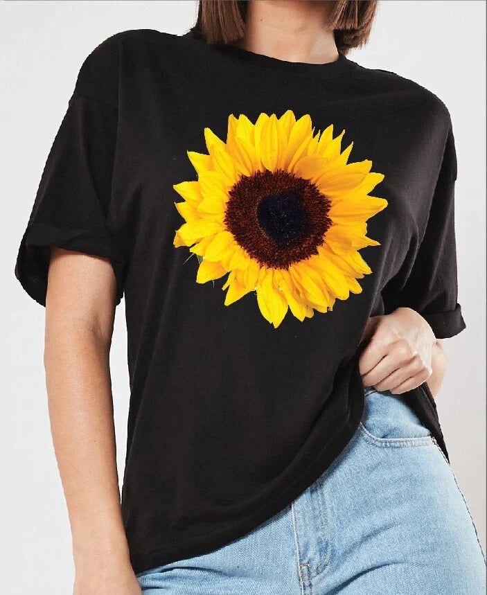 Sunflower Shirt, Spring Shirt, Summer Shirt, Womens Shirt, Boho Shirt, Gift tee Unisex T-shirt, Sweatshirt, Hoodie, Long Sleeve Tee - T-Shirt, Sweatshirt, Hoodie