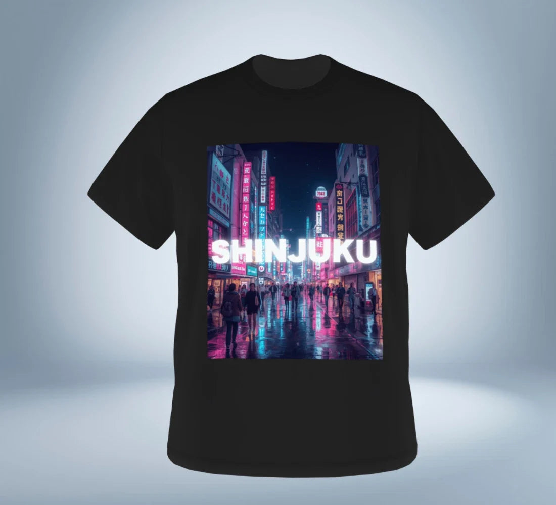 Tokyo Neon City Graphic T-Shirt Ver.2 Shinjuku Original Tokyo Treasures Japan Unisex T-shirt, Sweatshirt, Hoodie, Long Sleeve Tee - T-Shirt, Sweatshirt, Hoodie