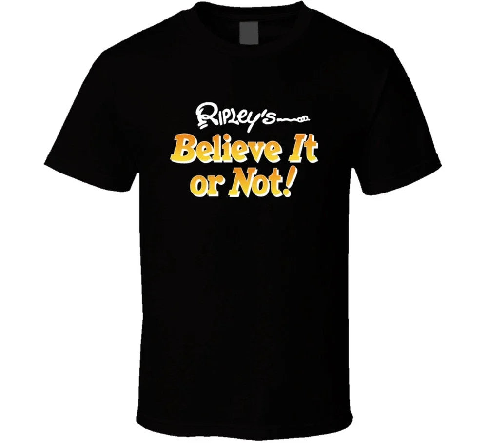 Ripley's Believe It Or Not Retro 80s Tv Show Logo Fan Cool T Shirt Unisex T-shirt, Sweatshirt, Hoodie, Long Sleeve Tee - T-Shirt, Sweatshirt, Hoodie