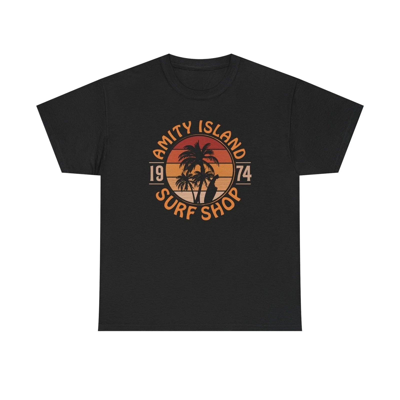 Amity Island Surf Shop Vintage 1974 T-Shirt Unisex T-shirt, Sweatshirt, Hoodie, Long Sleeve Tee - T-Shirt, Sweatshirt, Hoodie
