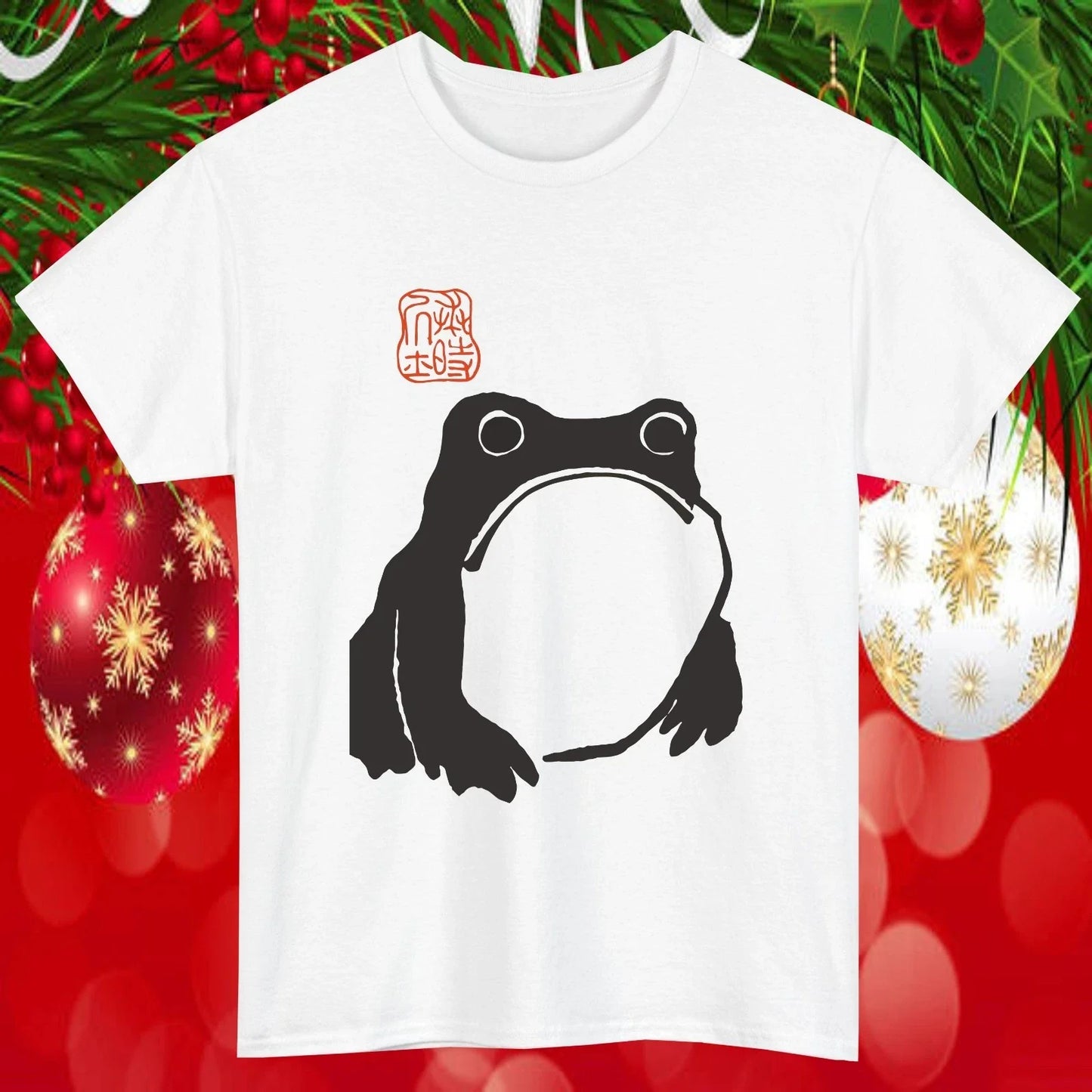 Matsumoto Hoji Frog T-Shirt | Japanese Woodblock Art | Vintage Aesthetic Tee Top Unisex T-shirt, Sweatshirt, Hoodie, Long Sleeve Tee - T-Shirt, Sweatshirt, Hoodie