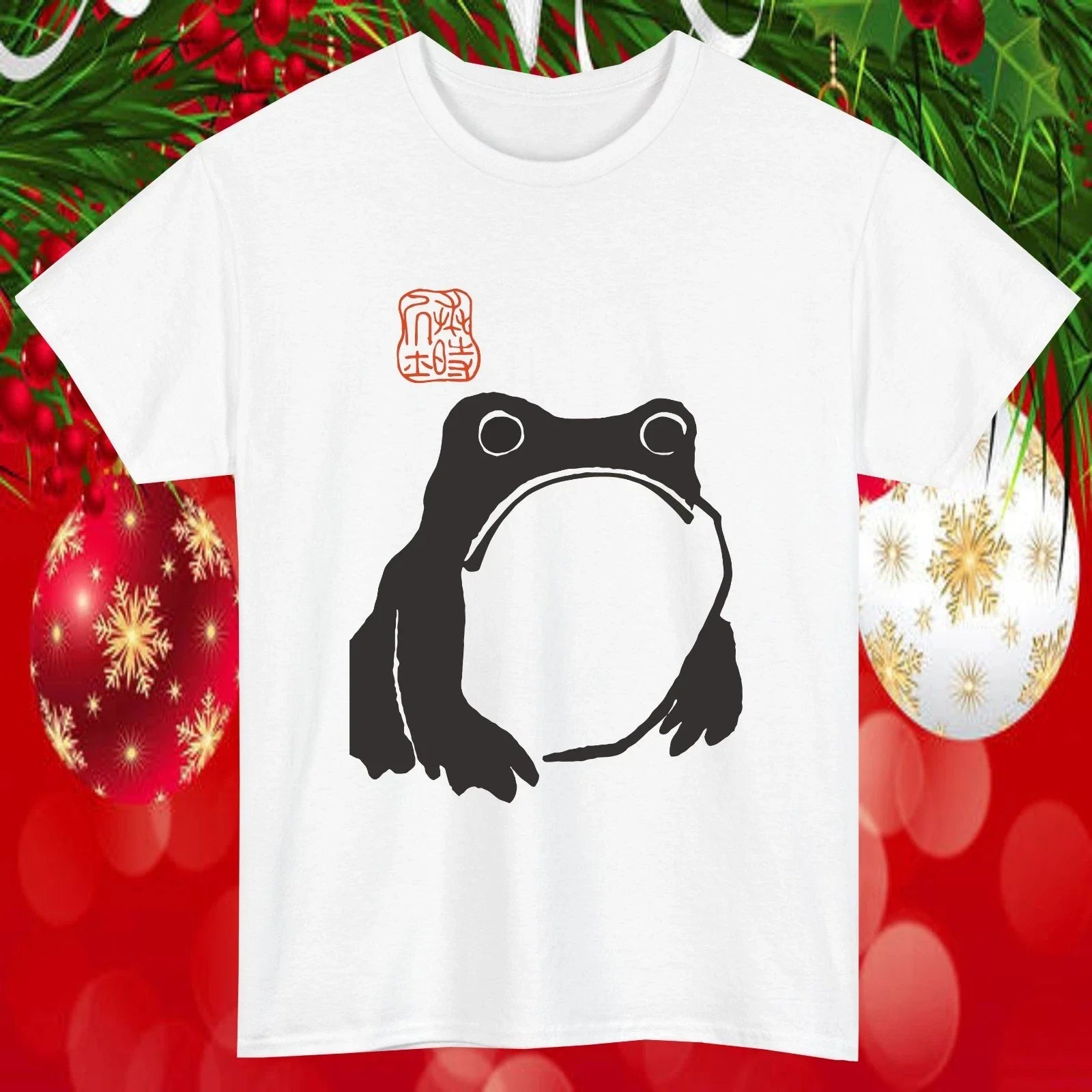 Matsumoto Hoji Frog T-Shirt | Japanese Woodblock Art | Vintage Aesthetic Tee Top Unisex T-shirt, Sweatshirt, Hoodie, Long Sleeve Tee - T-Shirt, Sweatshirt, Hoodie