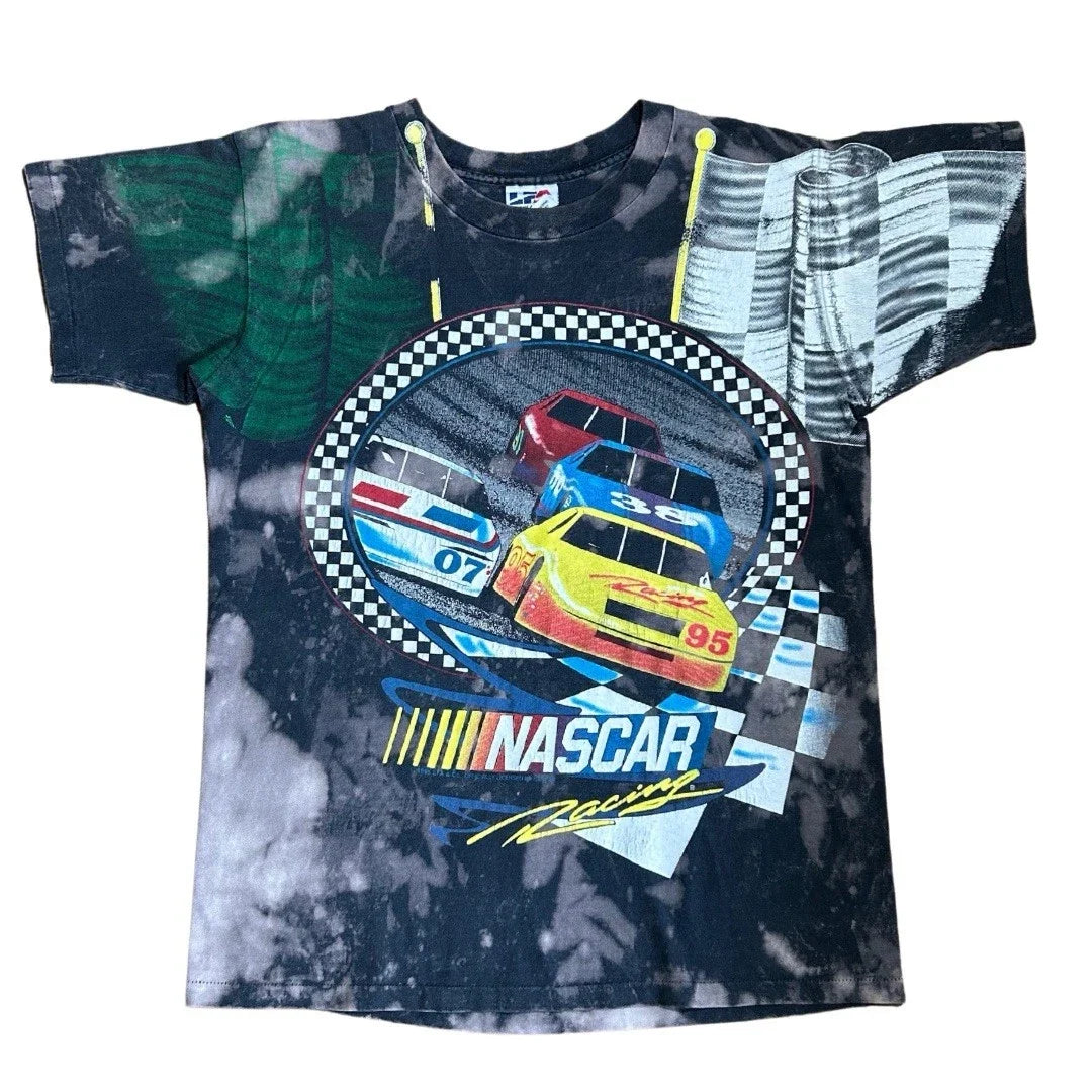 NASCAR Custom Mens Graphic Black Short Sleeve T-Shirt Unisex T-shirt, Sweatshirt, Hoodie, Long Sleeve Tee - T-Shirt, Sweatshirt, Hoodie