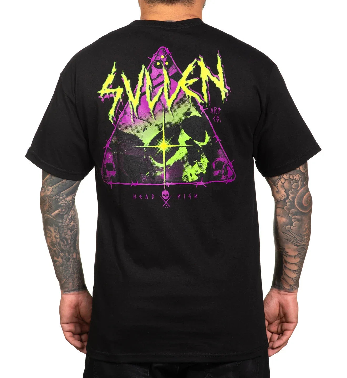 Sullen Pin Up Punk Street Life Gothic Americana Tattoo Art Mens Tee HEAD HIGH Unisex T-shirt, Sweatshirt, Hoodie, Long Sleeve Tee - T-Shirt, Sweatshirt, Hoodie