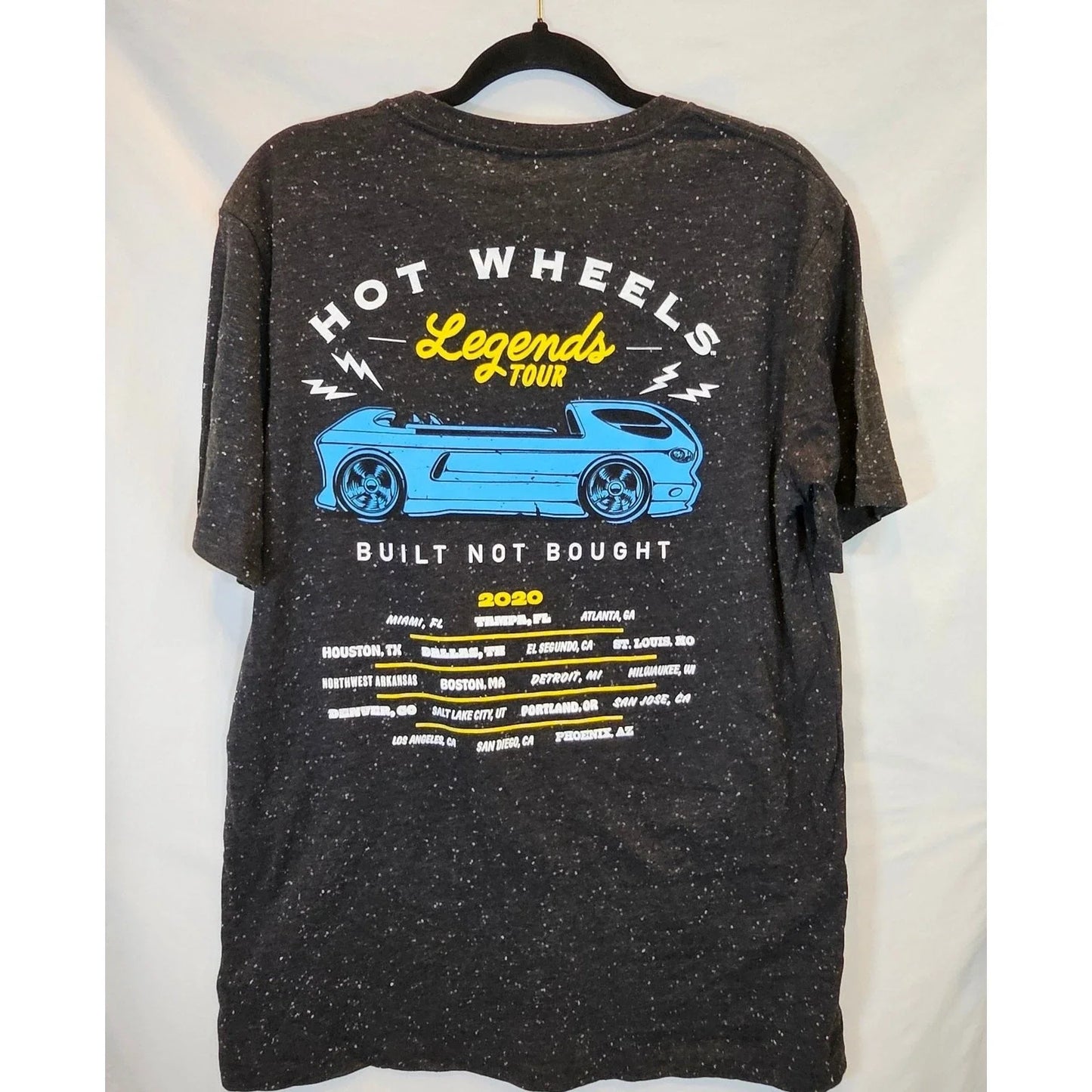 Hot Wheels Legends Tour 2020 T Shirt Large NWOT Black Blue Car Graphic Unisex T-shirt, Sweatshirt, Hoodie, Long Sleeve Tee - T-Shirt, Sweatshirt, Hoodie
