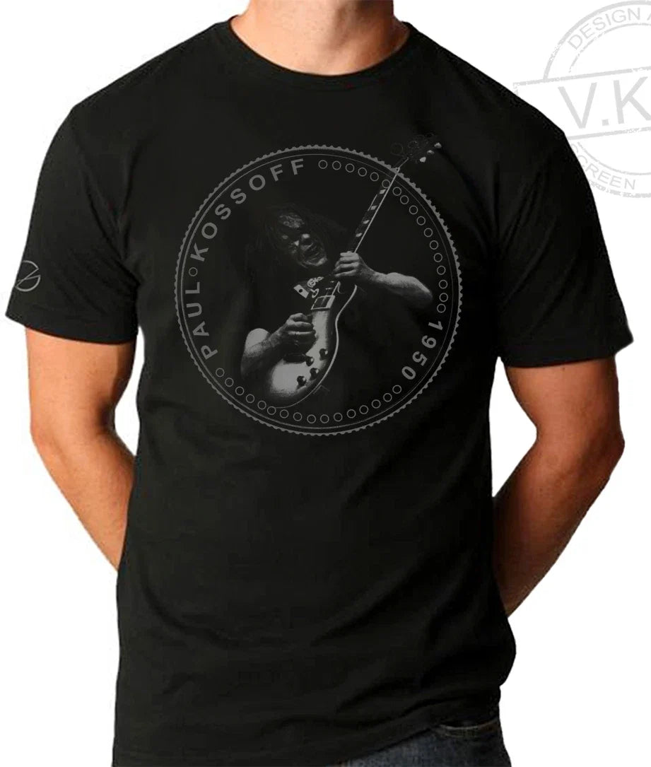 PAUL KOSSOFF of  FREE , Guitar Hero Cool Coin T shirt by VKG Unisex T-shirt, Sweatshirt, Hoodie, Long Sleeve Tee - T-Shirt, Sweatshirt, Hoodie