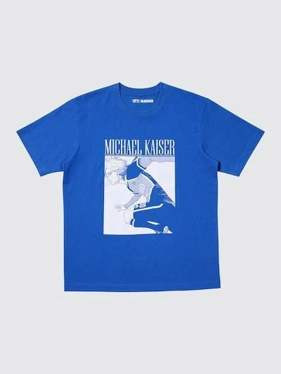 BLUE LOCK UNIQLO Manga UT T-Shirts BLUE Michael Kaiser Unisex T-shirt, Sweatshirt, Hoodie, Long Sleeve Tee - T-Shirt, Sweatshirt, Hoodie