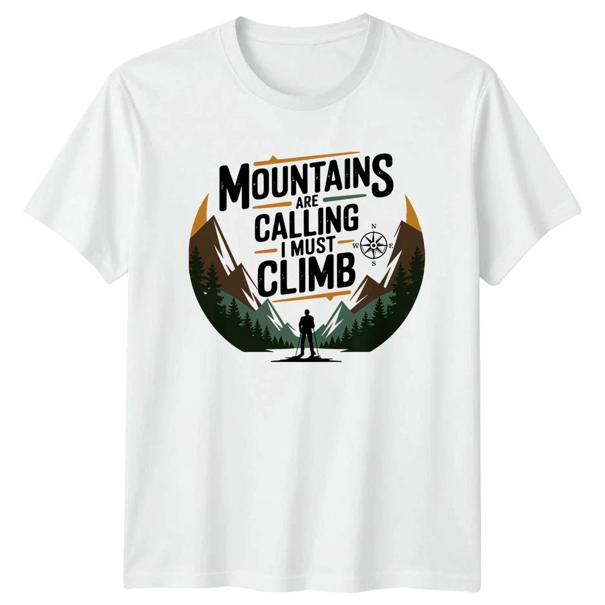 Mountains Are Calling I Must Unisex T-Shirt Hiking Climber Birthday Gift Unisex T-shirt, Sweatshirt, Hoodie, Long Sleeve Tee - T-Shirt, Sweatshirt, Hoodie