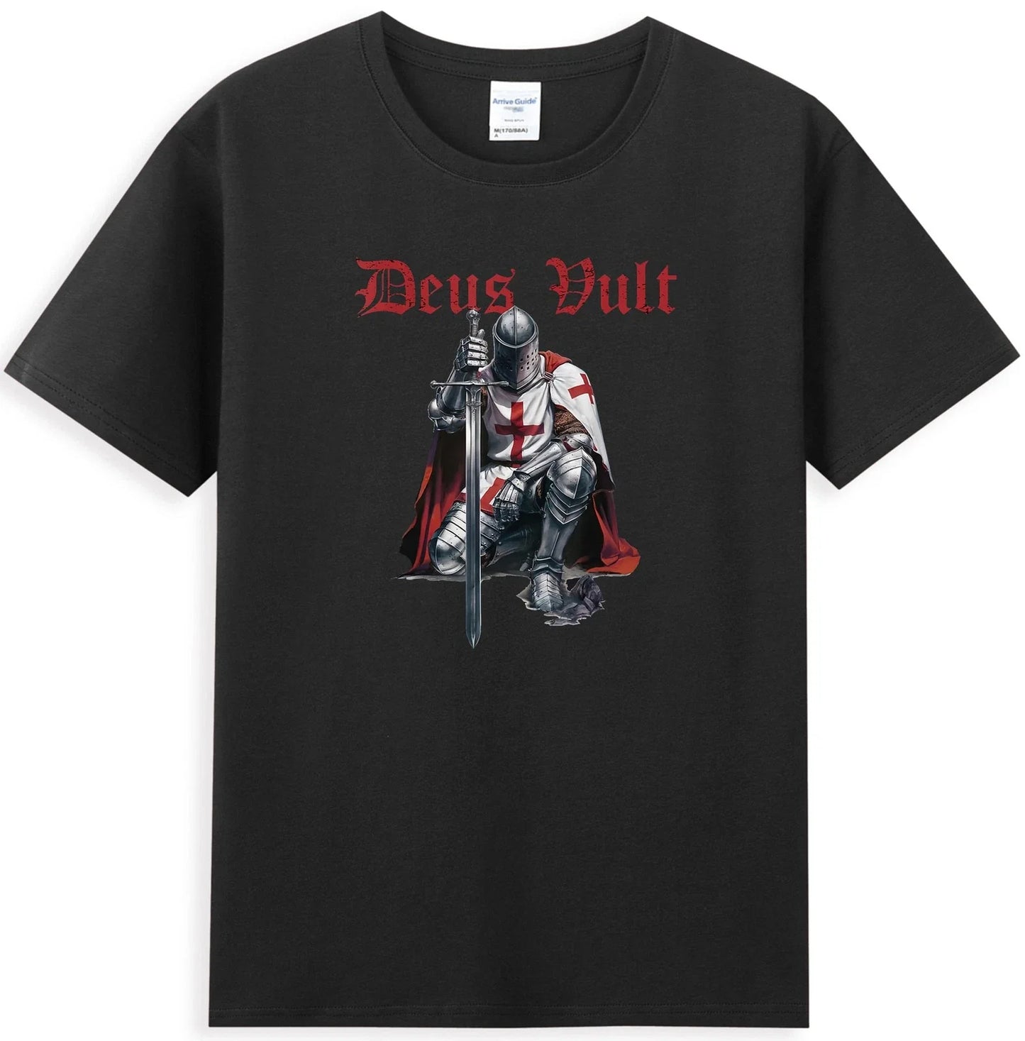 Deus Vult Knight Templar Crusades Christian Warrior Men's T-Shirt Unisex T-shirt, Sweatshirt, Hoodie, Long Sleeve Tee - T-Shirt, Sweatshirt, Hoodie