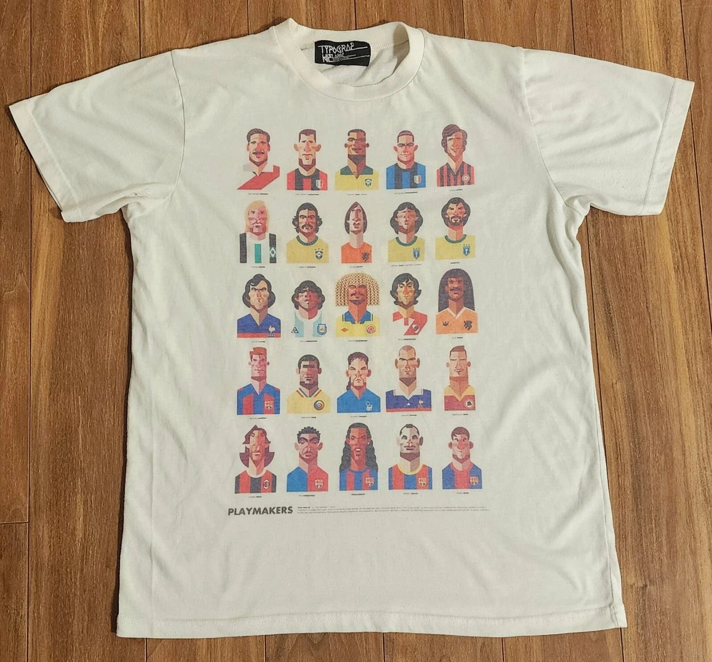 Soccer Playmakers T-Shirt Sz Large Greatest Futbol Players Collectible Tee Unisex T-shirt, Sweatshirt, Hoodie, Long Sleeve Tee - T-Shirt, Sweatshirt, Hoodie