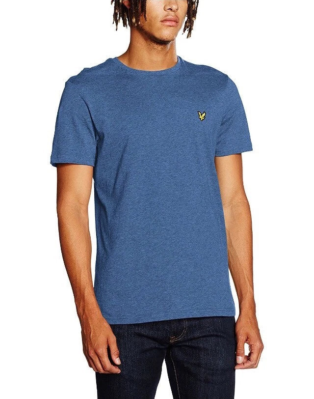 New Lyle & Scott Crew Neck Mens T-Shirt Storm Blue Marl Sizes XL 2XL Unisex T-shirt, Sweatshirt, Hoodie, Long Sleeve Tee - T-Shirt, Sweatshirt, Hoodie