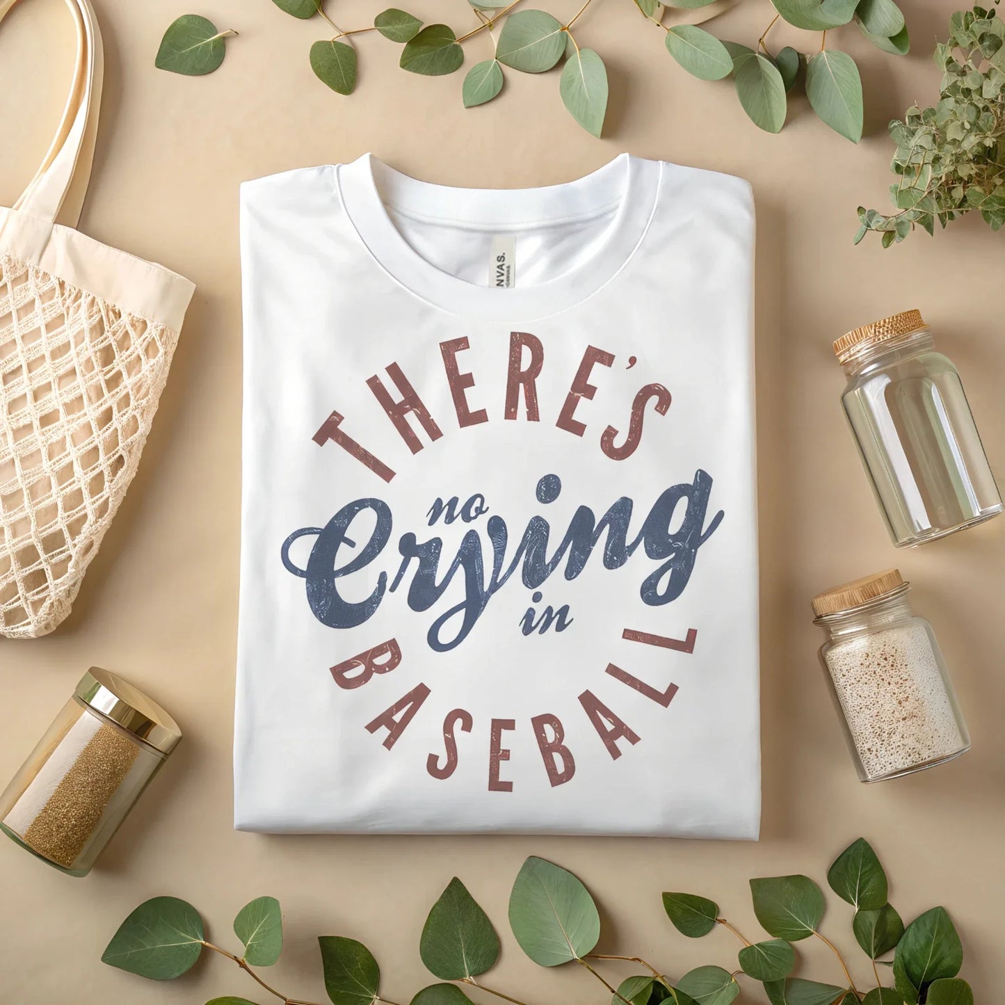 Theres No Crying in Baseball T-Shirt  Funny Sports Quote Tee for Baseball A134 Unisex T-shirt, Sweatshirt, Hoodie, Long Sleeve Tee - T-Shirt, Sweatshirt, Hoodie