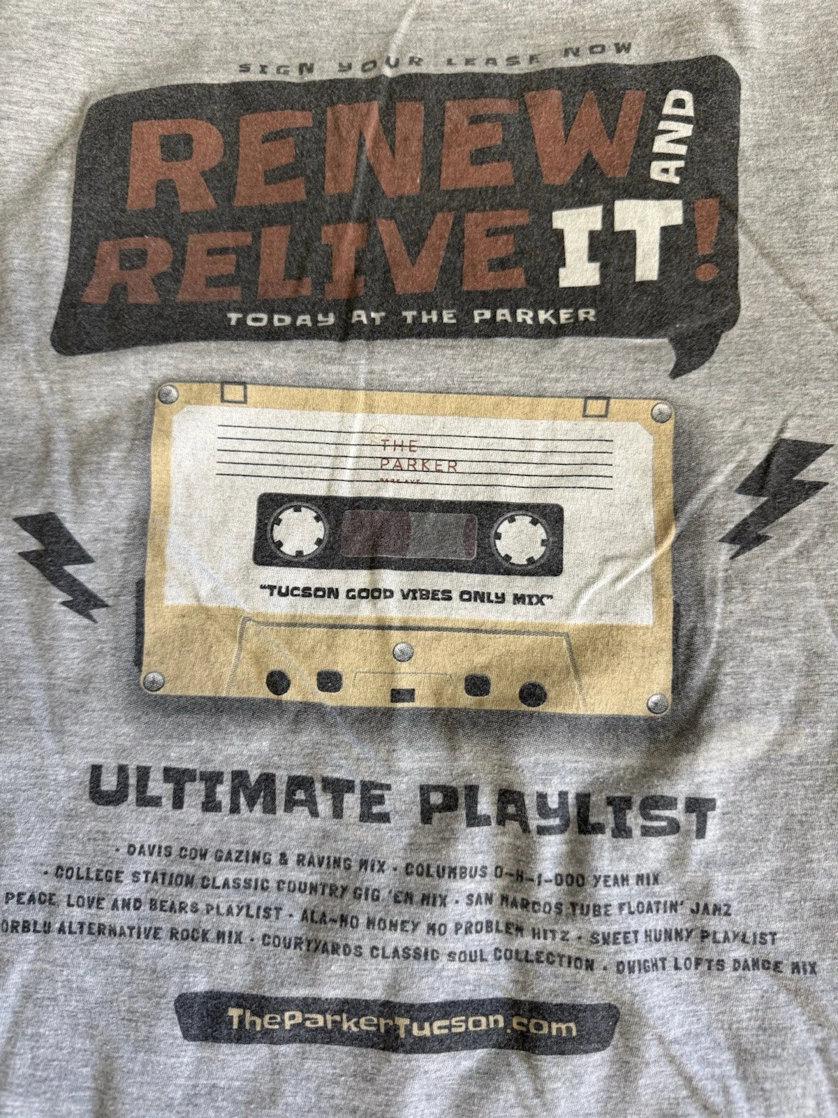 Ultimate Playlist Graphic T Shirt Gray Short Sleeve Men's Size XL 100 Cotton Y2K Unisex T-shirt, Sweatshirt, Hoodie, Long Sleeve Tee - T-Shirt, Sweatshirt, Hoodie